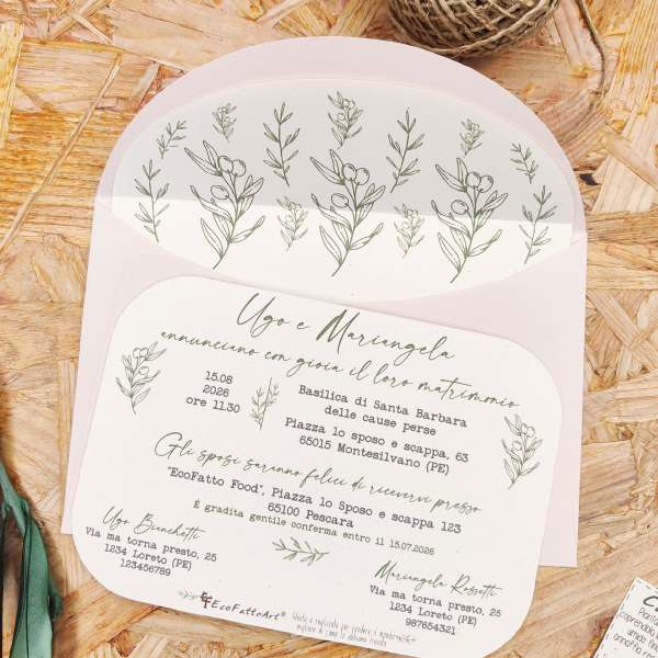 inviti carta piantabile